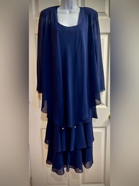 VTG Cattiva Elegant 2 pc Dress Ensemble Sz 10